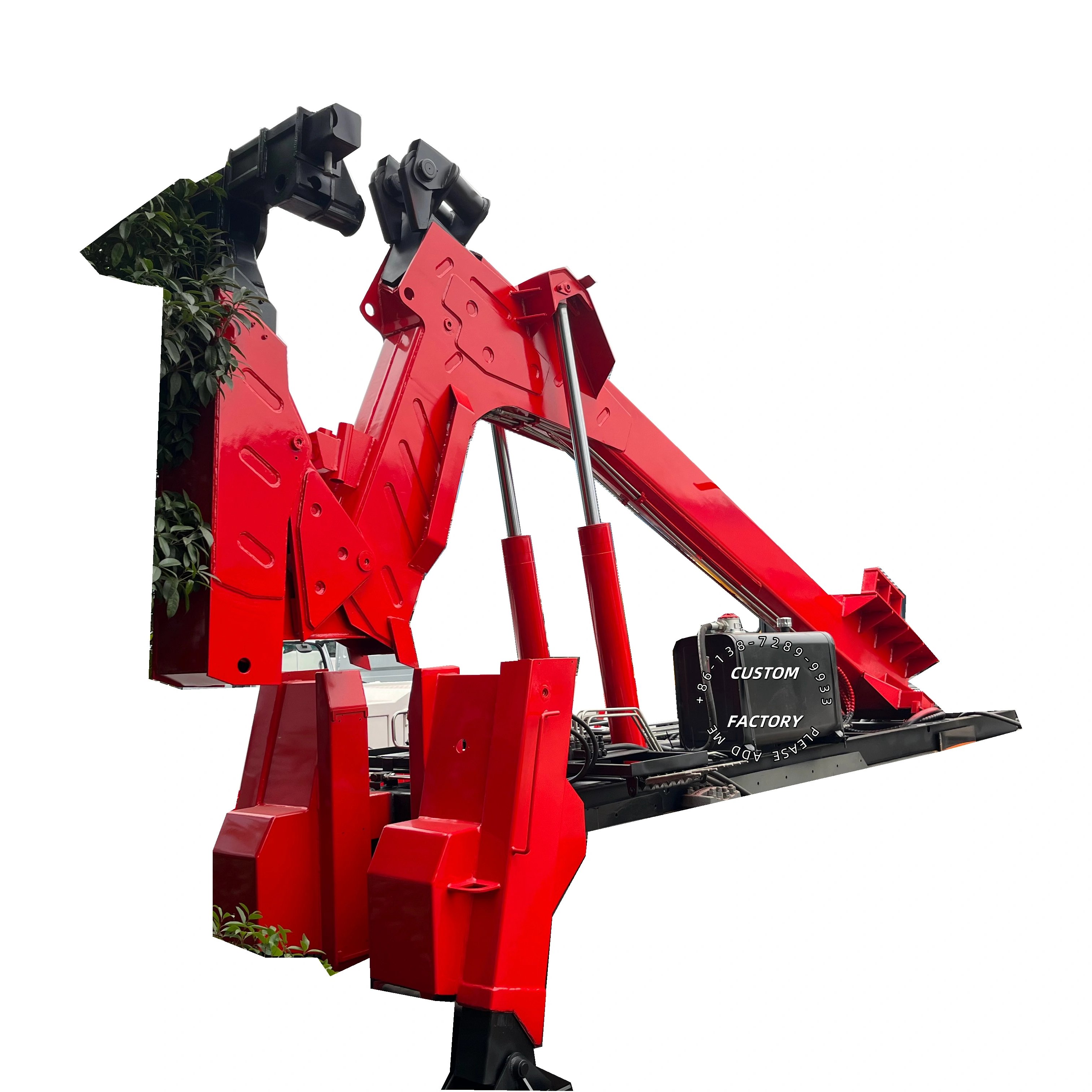 Factory CKD SKD 16tons Wrecker Truck Body 13ton Street Wrecker Tow Truck Boom for Isuzu